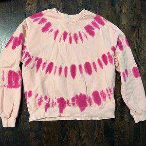 Le lis Pink Tie Dye Sweatshirt
